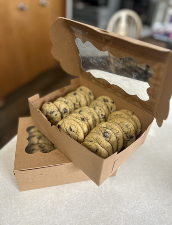 Boxed up cookies
